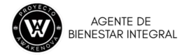 Logo del Proyecto Awakenova con la frase Agente de Bienestar Integral.